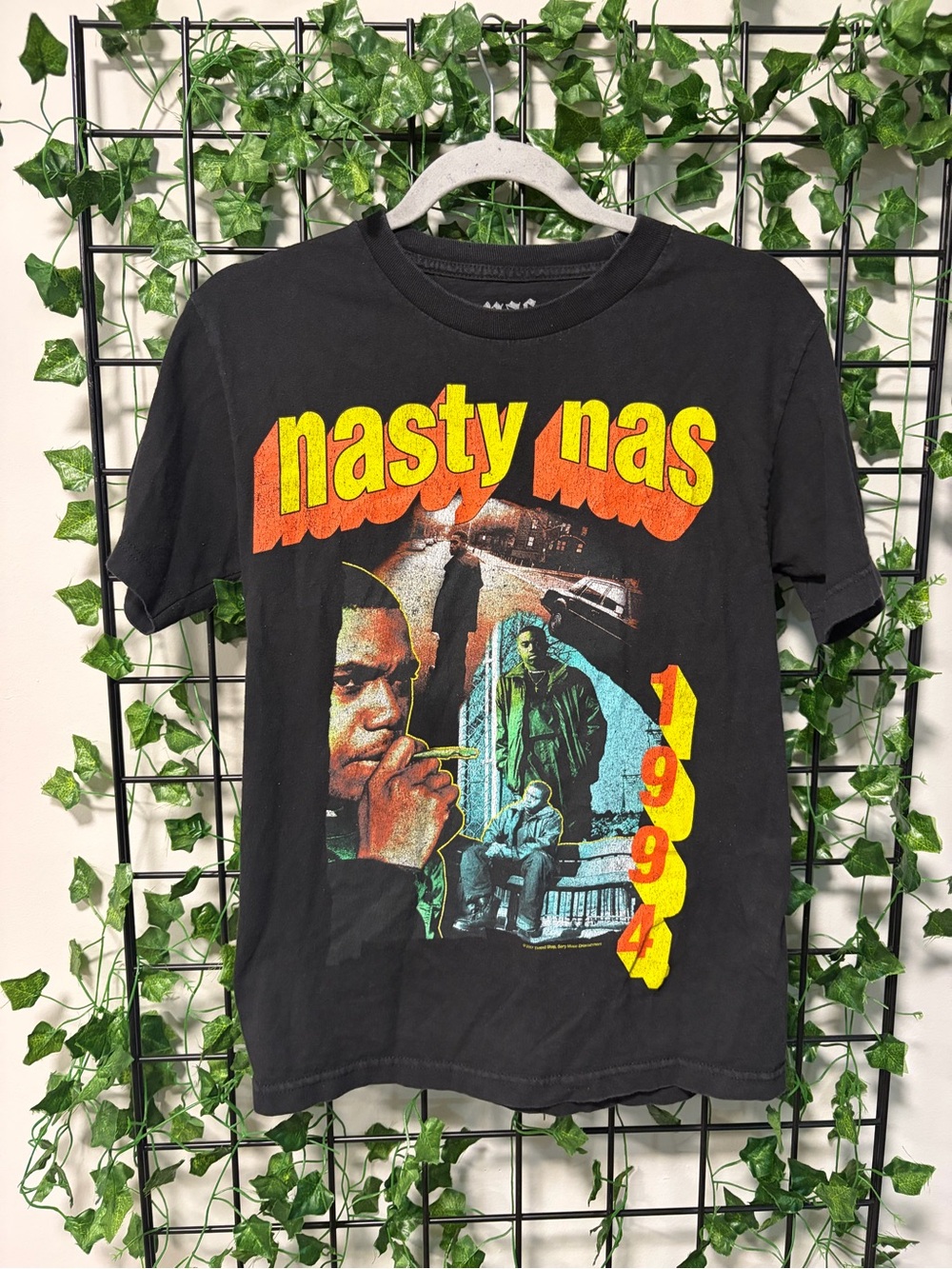 Nasty Nas 1994 Graphic Tee - Black